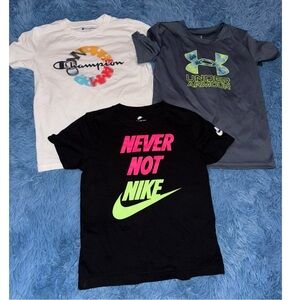 Kids Logo Trio Short Sleeve Tees